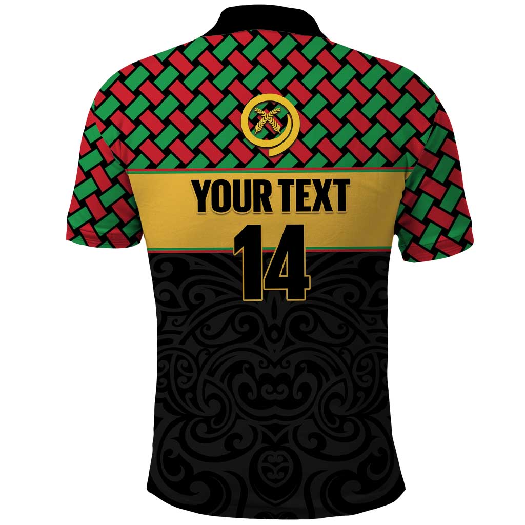 Vanuatu Football Custom Polo Shirt Go Chiefs Basket-weave Pattern LT14 - Polynesian Pride