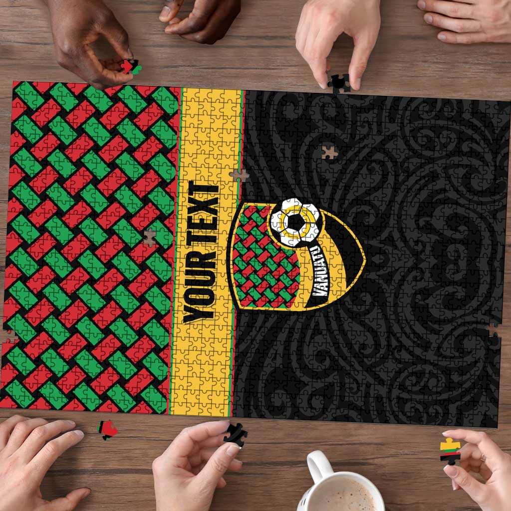 Vanuatu Football Custom Puzzle Go Chiefs Basket-weave Pattern LT14 - Polynesian Pride