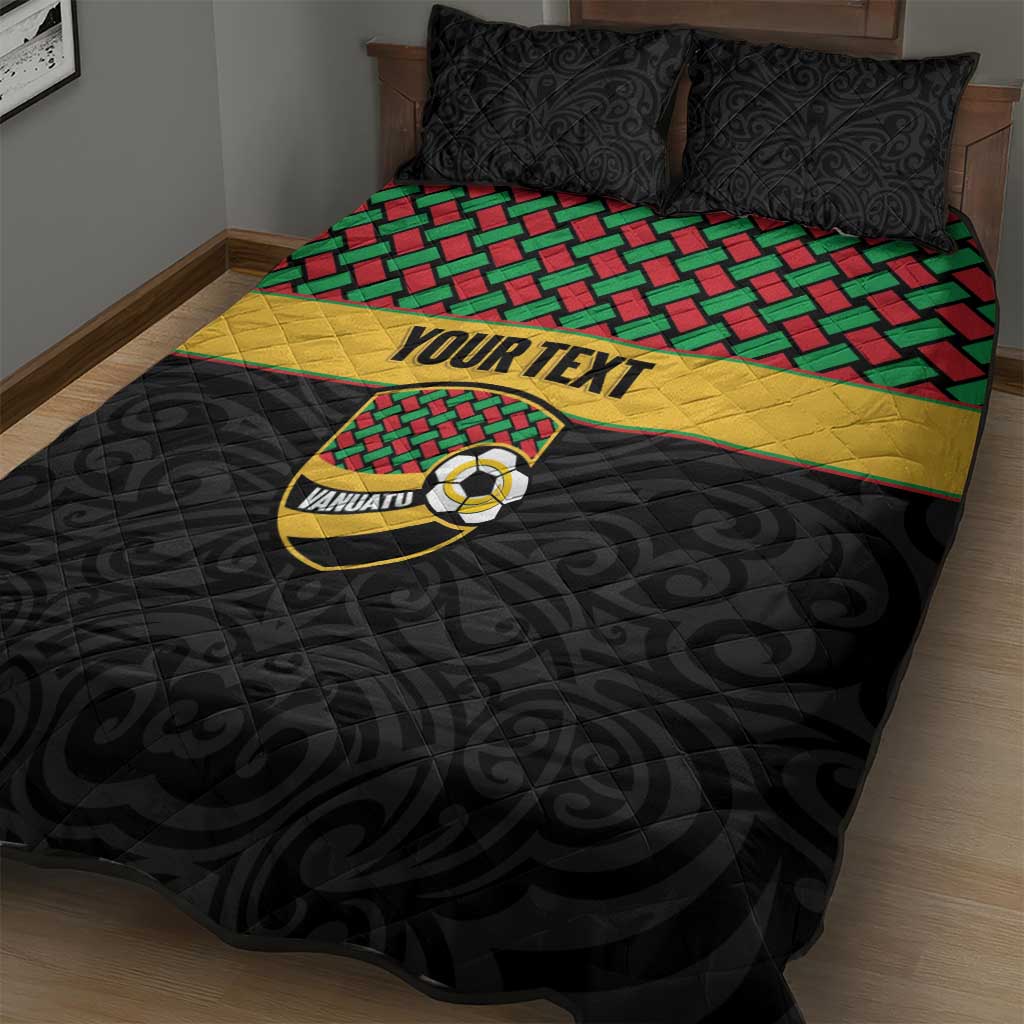 Vanuatu Football Custom Quilt Bed Set Go Chiefs Basket-weave Pattern LT14 - Polynesian Pride