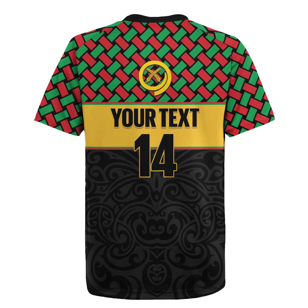 Vanuatu Football Custom Rugby Jersey Go Chiefs Basket-weave Pattern LT14 - Polynesian Pride