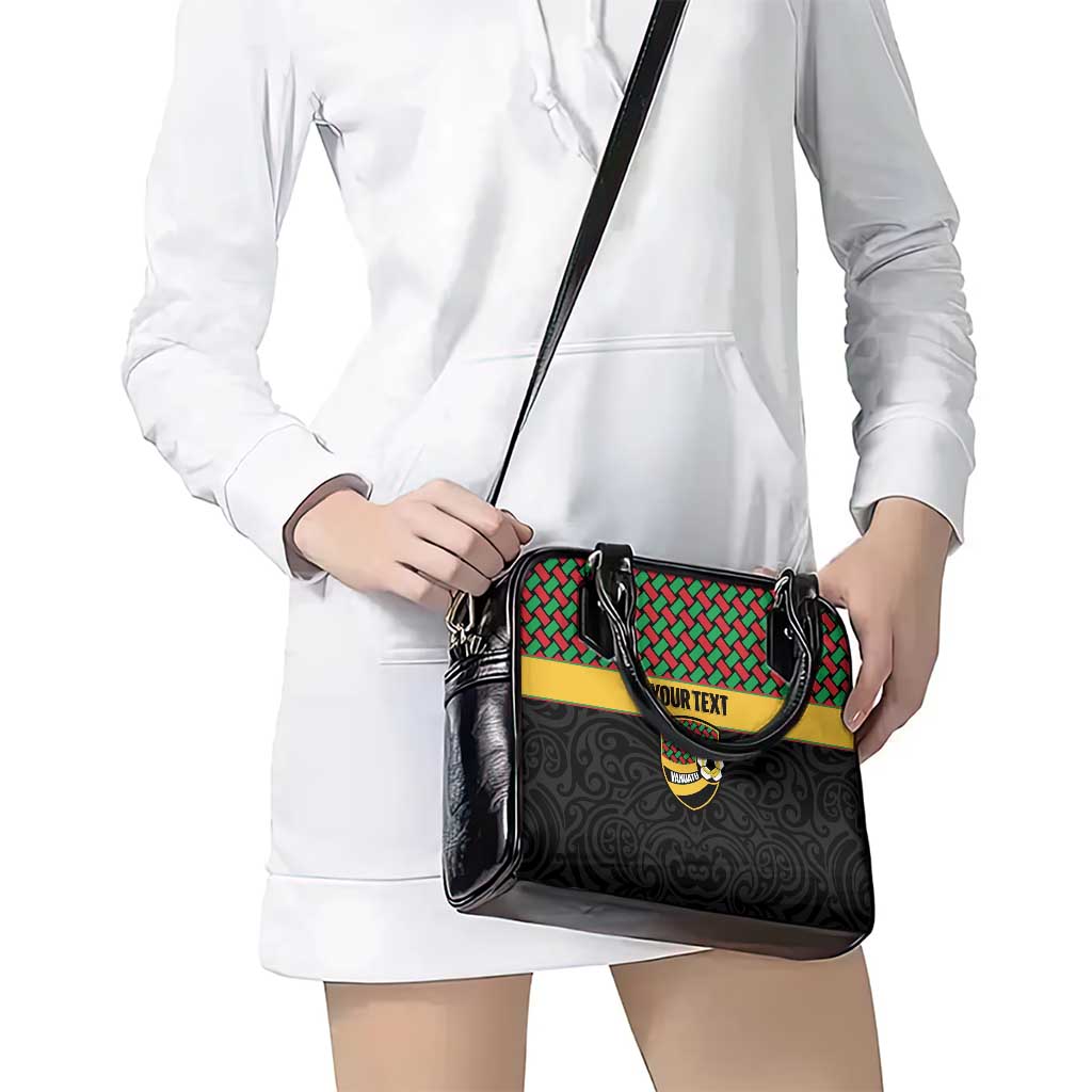 Vanuatu Football Custom Shoulder Handbag Go Chiefs Basket-weave Pattern LT14 - Polynesian Pride