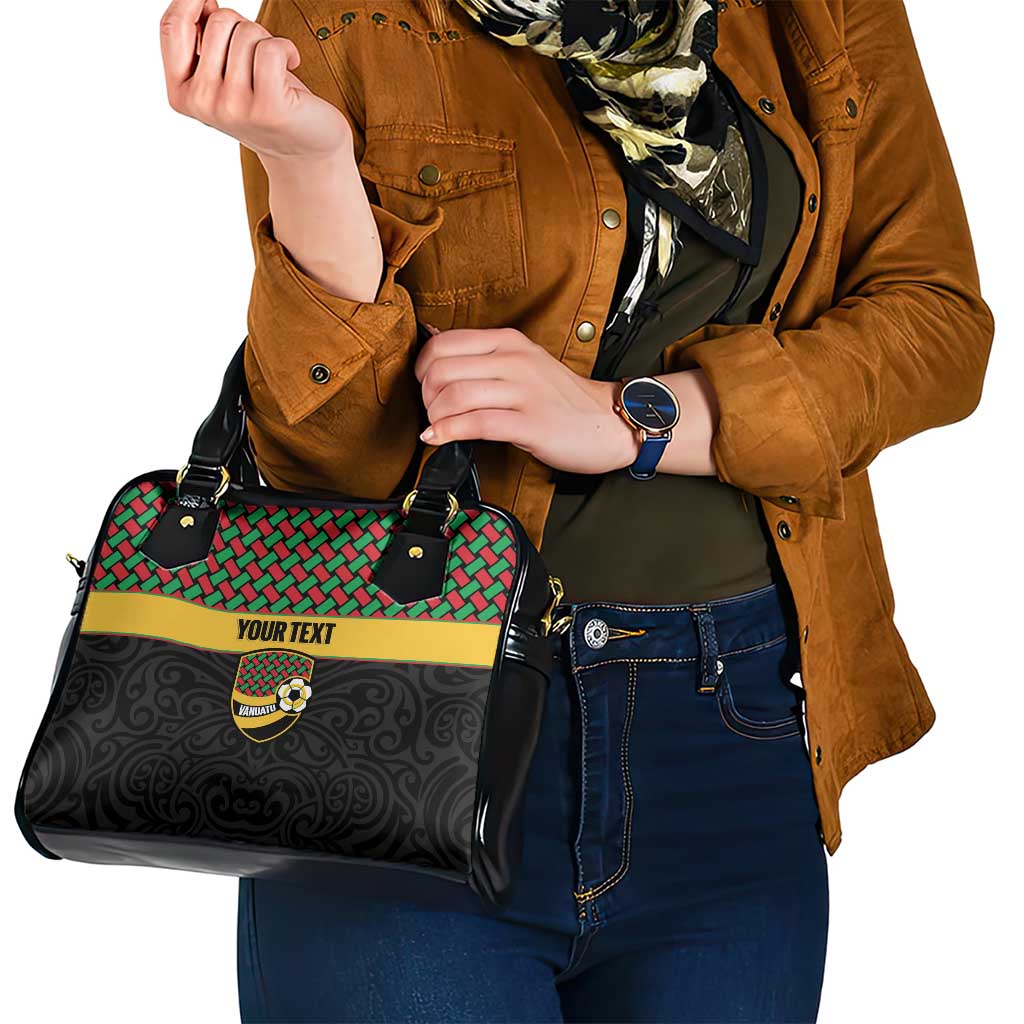 Vanuatu Football Custom Shoulder Handbag Go Chiefs Basket-weave Pattern LT14 - Polynesian Pride