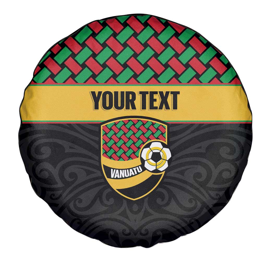 Vanuatu Football Custom Spare Tire Cover Go Chiefs Basket-weave Pattern LT14 - Polynesian Pride
