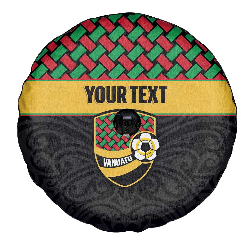 Vanuatu Football Custom Spare Tire Cover Go Chiefs Basket-weave Pattern LT14 - Polynesian Pride