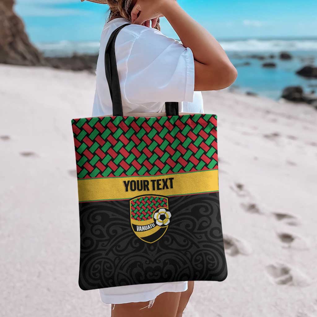 Vanuatu Football Custom Tote Bag Go Chiefs Basket-weave Pattern LT14 - Polynesian Pride