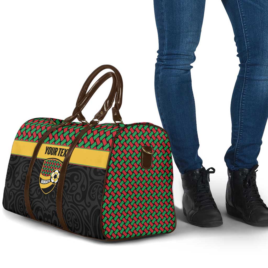Vanuatu Football Custom Travel Bag Go Chiefs Basket-weave Pattern LT14 - Polynesian Pride