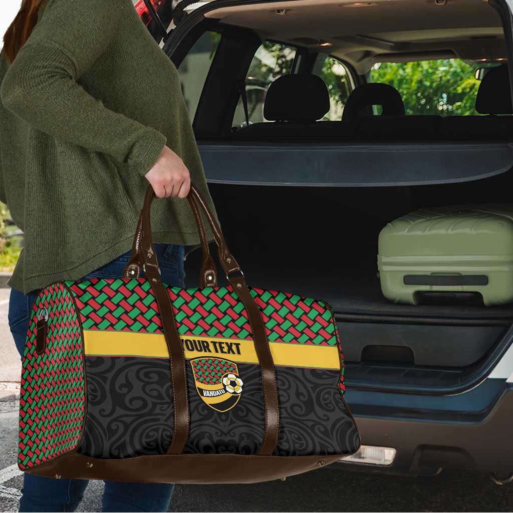 Vanuatu Football Custom Travel Bag Go Chiefs Basket-weave Pattern LT14 - Polynesian Pride