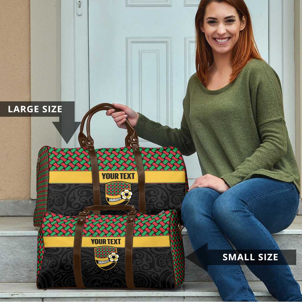 Vanuatu Football Custom Travel Bag Go Chiefs Basket-weave Pattern LT14 - Polynesian Pride