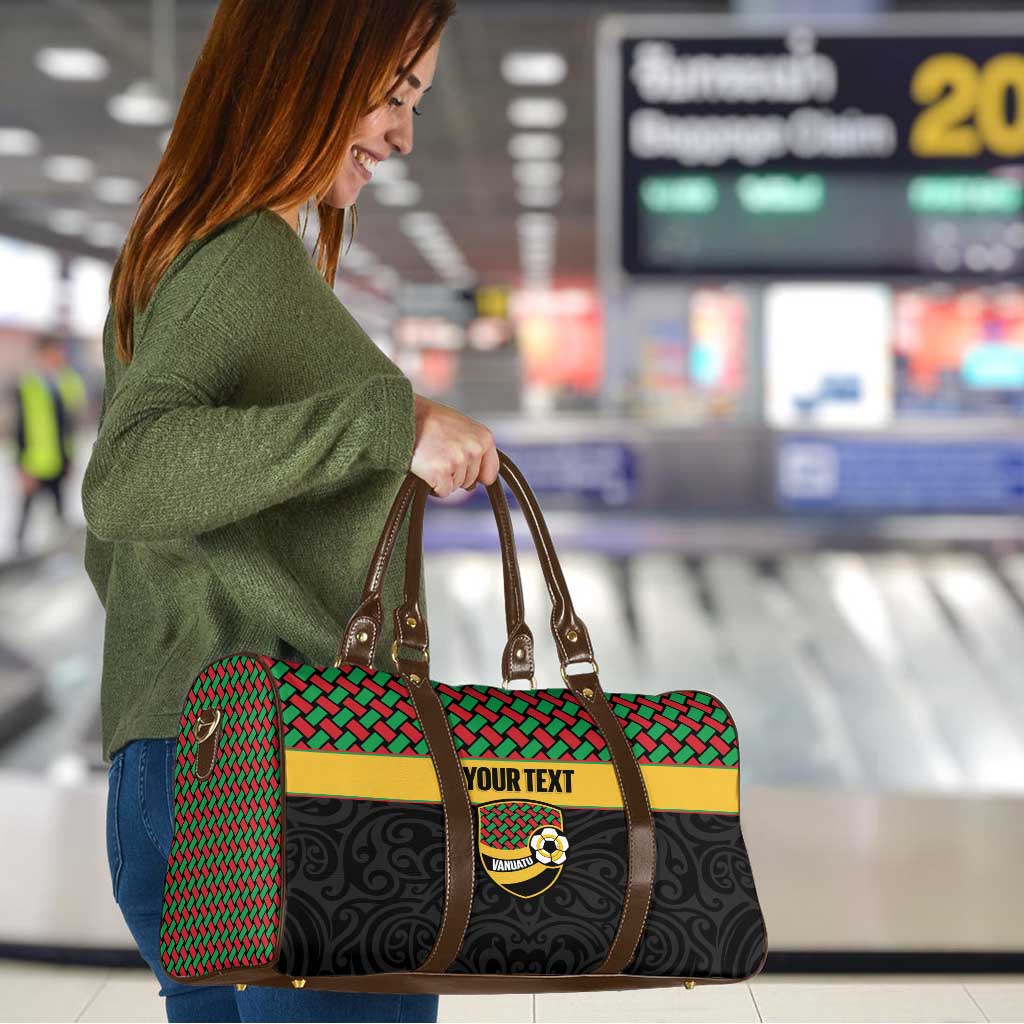Vanuatu Football Custom Travel Bag Go Chiefs Basket-weave Pattern LT14 - Polynesian Pride