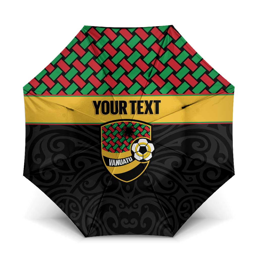 Vanuatu Football Custom Umbrella Go Chiefs Basket-weave Pattern