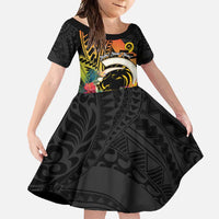 Vanuatu Boar Tusk Yumi Yumi Yumi Family Matching Off Shoulder Maxi Dress and Hawaiian Shirt Independens Dei Long God Yumi Stanap