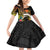 Vanuatu Boar Tusk Yumi Yumi Yumi Family Matching Off Shoulder Short Dress and Hawaiian Shirt Independens Dei Long God Yumi Stanap