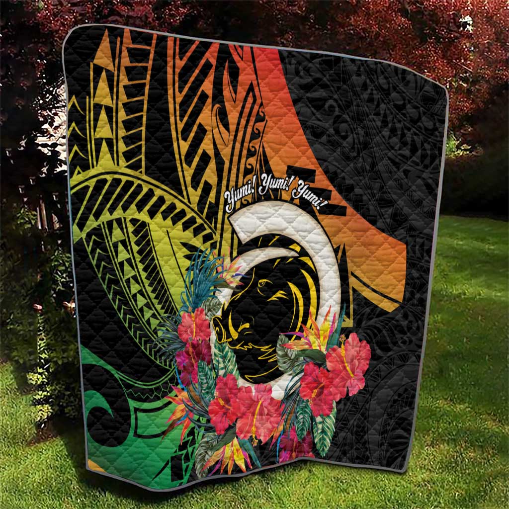 Vanuatu Boar Tusk Yumi Yumi Yumi Quilt Independens Dei Long God Yumi Stanap