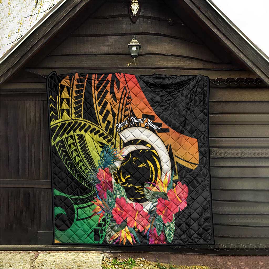 Vanuatu Boar Tusk Yumi Yumi Yumi Quilt Independens Dei Long God Yumi Stanap