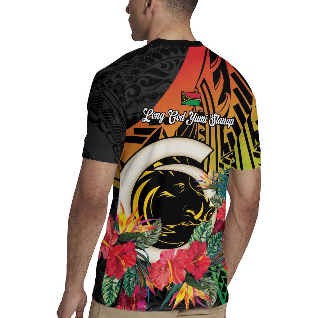 Vanuatu Boar Tusk Yumi Yumi Yumi Rugby Jersey Independens Dei Long God Yumi Stanap