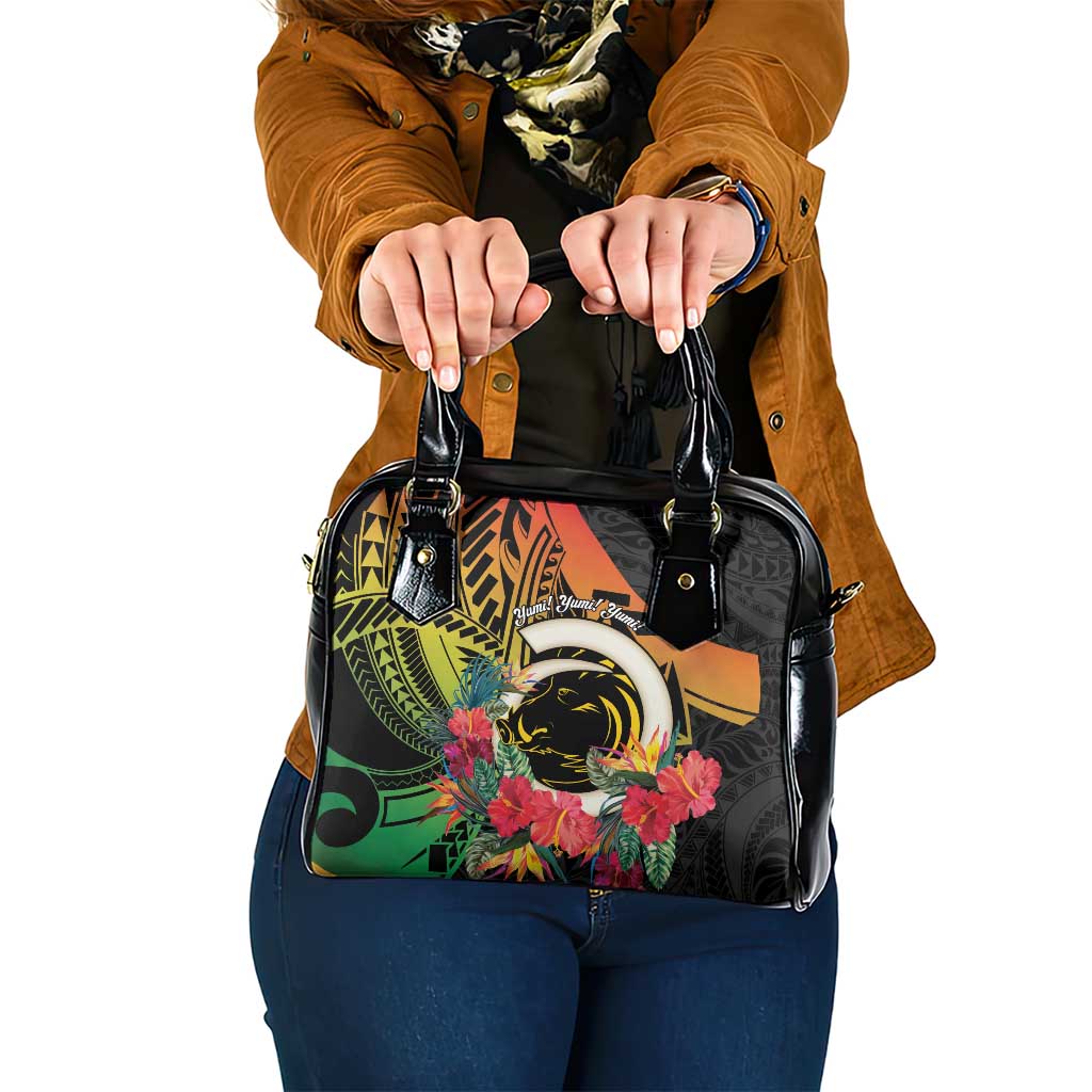 Vanuatu Boar Tusk Yumi Yumi Yumi Shoulder Handbag Independens Dei Long God Yumi Stanap