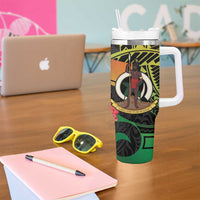 Vanuatu Boar Tusk Yumi Yumi Yumi Tumbler With Handle Independens Dei Long God Yumi Stanap