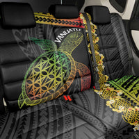 Vanuatu Sand Drawing Turtle Back Car Seat Cover Happy Independence Day