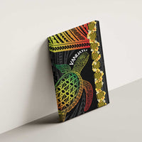 Vanuatu Sand Drawing Turtle Canvas Wall Art Happy Independence Day LT14 - Polynesian Pride