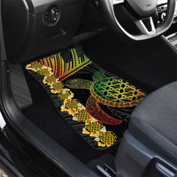 Vanuatu Sand Drawing Turtle Car Mats Happy Independence Day LT14 - Polynesian Pride