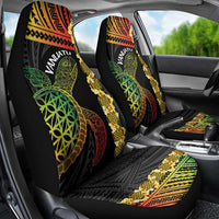 Vanuatu Sand Drawing Turtle Car Seat Cover Happy Independence Day