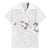 White Polynesia Family Matching Off The Shoulder Long Sleeve Dress and Hawaiian Shirt Tribal Pattern Tropical Frangipani