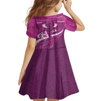 Pink Polynesia Family Matching Puletasi and Hawaiian Shirt Tribal Pattern Tropical Frangipani LT14 - Polynesian Pride