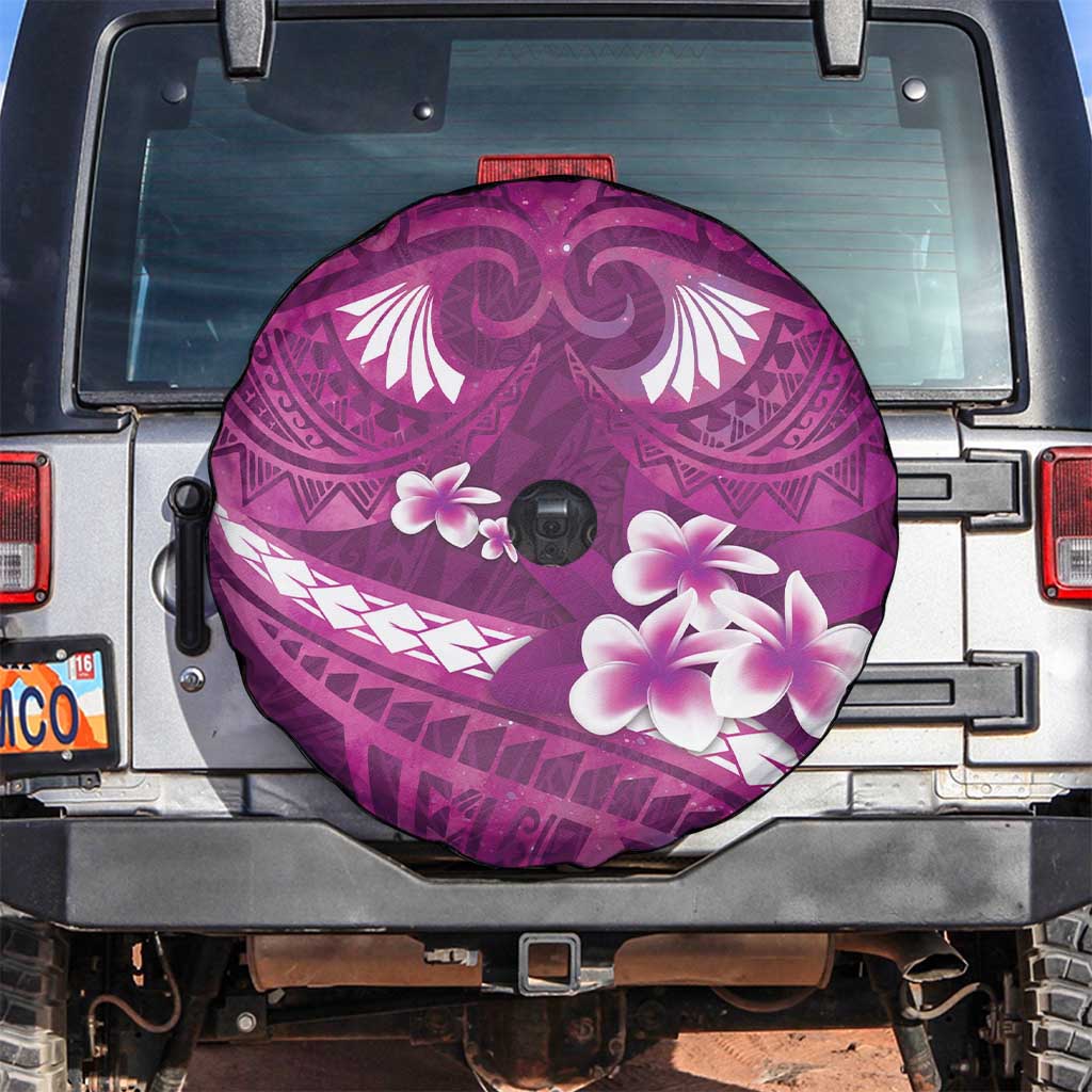 Pink Polynesia Spare Tire Cover Tribal Pattern Tropical Frangipani LT14 Pink - Polynesian Pride