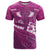 Pink Polynesia T Shirt Tribal Pattern Tropical Frangipani