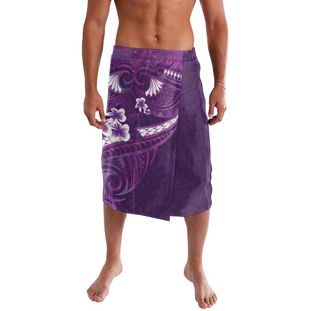 Purple Polynesia Lavalava Tribal Pattern Tropical Frangipani LT14 Purple - Polynesian Pride