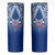 Samoa Rugby Skinny Tumbler Toa Samoa Polynesian Pacific Navy Version