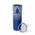 Samoa Rugby Skinny Tumbler Toa Samoa Polynesian Pacific Navy Version