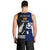 New Zealand and Scotland Rugby Men Tank Top All Black Maori With Thistle Together LT14 - Polynesian Pride