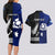 Personalised New Zealand and Scotland Rugby Couples Matching Long Sleeve Bodycon Dress and Hawaiian Shirt All Black Maori With Thistle Together LT14 - Polynesian Pride