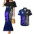 Personalised New Zealand and Scotland Rugby Couples Matching Mermaid Dress And Hawaiian Shirt All Black Maori With Thistle Together LT14 Black - Polynesian Pride