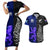 Personalised New Zealand and Scotland Rugby Couples Matching Short Sleeve Bodycon Dress and Hawaiian Shirt All Black Maori With Thistle Together LT14 Black - Polynesian Pride