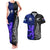 Personalised New Zealand and Scotland Rugby Couples Matching Tank Maxi Dress And Hawaiian Shirt All Black Maori With Thistle Together LT14 Black - Polynesian Pride