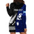 Personalised New Zealand and Scotland Rugby Hoodie Dress All Black Maori With Thistle Together LT14 - Polynesian Pride