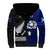 Personalised New Zealand and Scotland Rugby Sherpa Hoodie All Black Maori With Thistle Together LT14 - Polynesian Pride