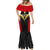 Papua New Guinea Rugby Mermaid Dress Port Moresby Vipers PNG Polynesian Pattern LT14 - Polynesian Pride