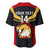 Custom Papua New Guinea Rugby Baseball Jersey Port Moresby Vipers PNG Polynesian Pattern LT14 - Polynesian Pride