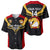 Custom Papua New Guinea Rugby Baseball Jersey Port Moresby Vipers PNG Polynesian Pattern LT14 - Polynesian Pride