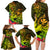 Hawaii Family Matching Long Sleeve Bodycon Dress and Hawaiian Shirt Kanaka Map With Polynesian Shark Tattoo Reggae Unique LT14 - Polynesian Pride