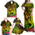 Hawaii Family Matching Off Shoulder Maxi Dress and Hawaiian Shirt Kanaka Map With Polynesian Shark Tattoo Reggae Unique LT14 - Polynesian Pride