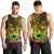 Hawaii Men Tank Top Kanaka Map With Polynesian Shark Tattoo Reggae Unique LT14 - Polynesian Pride