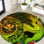 Hawaii Round Carpet Kanaka Map With Polynesian Shark Tattoo Reggae Unique LT14 Reggae - Polynesian Pride