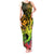 Hawaii Tank Maxi Dress Kanaka Map With Polynesian Shark Tattoo Reggae Unique LT14 Women Reggae - Polynesian Pride