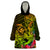 Hawaii Wearable Blanket Hoodie Kanaka Map With Polynesian Shark Tattoo Reggae Unique LT14 One Size Reggae - Polynesian Pride