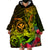 Hawaii Wearable Blanket Hoodie Kanaka Map With Polynesian Shark Tattoo Reggae Unique LT14 - Polynesian Pride