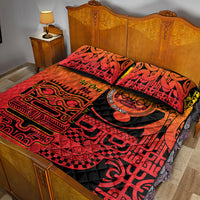 Ia Ora Na Marquesas Islands Quilt Bed Set Mata Tiki Marquesan Tattoo LT14 - Polynesian Pride